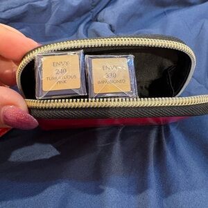 Estée Lauder Envy Lipstick set with Pouch NEW